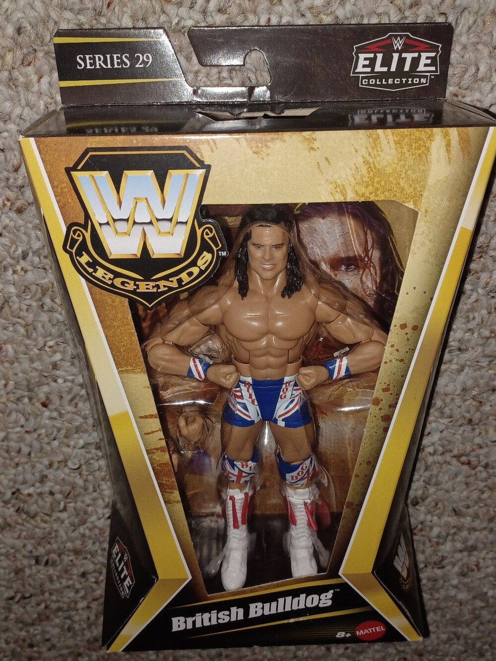 WWE Elite Legends British Bulldog Action Figure Series 29